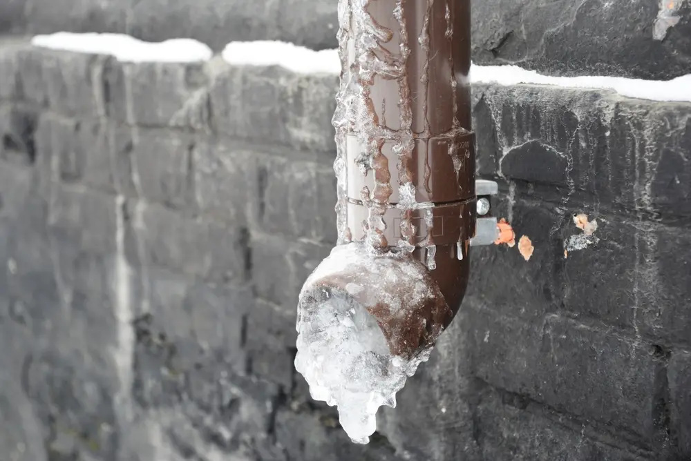 Frozen Condensate Pipe